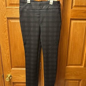 Dalia Charcoal and Black Checkered Pants